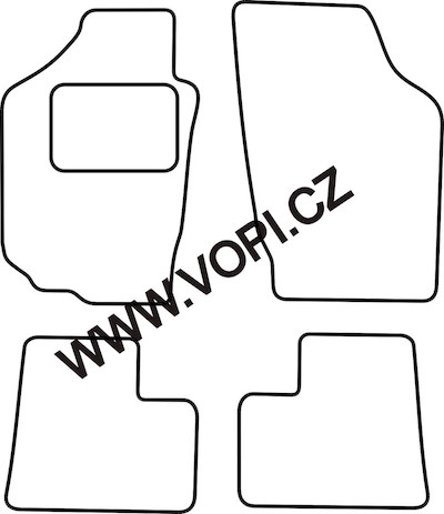 Autokoberce Suzuki Alto 2002 - 03/2009 Autofit (4524)